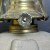 1997 Salmon Falls Blue Floral Stoneware Oil Lamp - 4