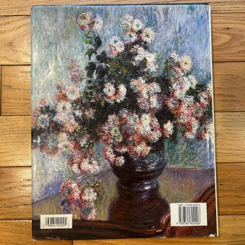 Large Hardcover Monet Art Book by Sandro Sproccati