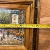 Framed Painting Paris Arc de Triomphe Street Scene With Ornate Frame - 5