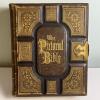 1873 A.J. Holman & Co. Pictorial Family Bible, Leather, Brass Clasp, Gilt Edges, Large Format