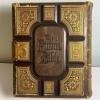 1873 A.J. Holman & Co. Pictorial Family Bible, Leather, Brass Clasp, Gilt Edges, Large Format - 2