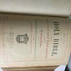 1873 A.J. Holman & Co. Pictorial Family Bible, Leather, Brass Clasp, Gilt Edges, Large Format - 6