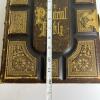 1873 A.J. Holman & Co. Pictorial Family Bible, Leather, Brass Clasp, Gilt Edges, Large Format - 9