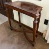 Ethan Allen Traditional Console Table With Dark Stain Finish - 2