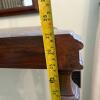 Ethan Allen Traditional Console Table With Dark Stain Finish - 4