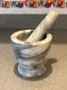 Marble Mortar and Pestle Set