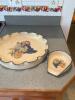 Home & Garden Party Ltd. Fruit Collection Ceramic Pie Plate and Spoon Rest Set