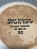 Home & Garden Party Ltd. Fruit Collection Ceramic Pie Plate and Spoon Rest Set - 9