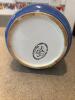 Ceramica SRM Italian Hand-Painted Ceramic Utensil Holder with 7 Wooden Utensils - 4