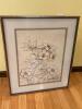 26" x 31" Ethan Allen Floral Art Print