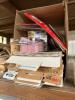 Workshop Lot: Nitrile Gloves, Scott Rags, Wood Finishes, Fasteners, Sandpaper, Wood Offcuts - 10