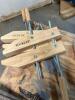 Pair of Rockler Hardwood 10" Wooden Handscrew Clamps