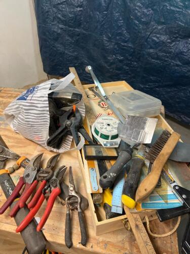 Mixed Lot Drafting Templates and Tools with Clamps, Sockets and Other Items