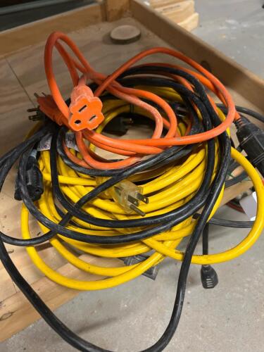 Yellow Jacket Heavy Duty Extension Cord + Assorted Extension Cords