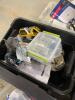 Mixed Lot Workshop Tools, Paint Supplies, Fasteners, Craftsman Drill Bits, Valspar Rollers, Organizers - 6