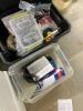 Mixed Lot Workshop Tools, Paint Supplies, Fasteners, Craftsman Drill Bits, Valspar Rollers, Organizers - 13