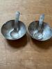 E.A. Day Sterling Silver Salt Cellars & Spoons Set &ndash; 35.31g - 2