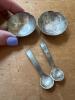 E.A. Day Sterling Silver Salt Cellars & Spoons Set &ndash; 35.31g - 3