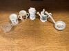 Miniature Porcelain & Glass Novelty Item Collection