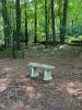 Concrete Garden Bench &ndash; Faux Wood Rustic Style - 4