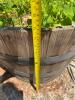 24" Wooden Whiskey Barrel Planter - 4