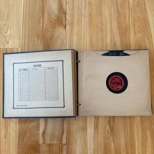 Vintage RCA Victor Red Seal Record Album with 10 Classical & Opera Records