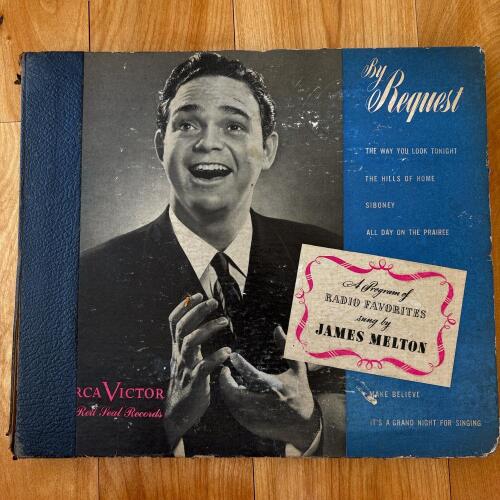 RCA Victor James Melton "By Request" 78 RPM Red Seal Box Set