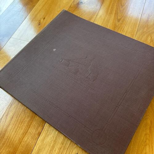 Vintage Victor 78 RPM Shellac Record Album Binder with Mixed Discs