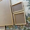 Large Wood Puzzle Board with 6 Pull-Out Drawers & Rotating Base - 2