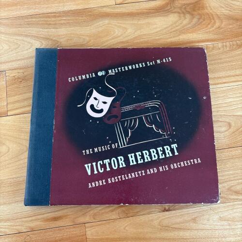 Columbia Masterworks Set M-415 The Music of Victor Herbert Andre Kostelanetz 78 RPM Album Set