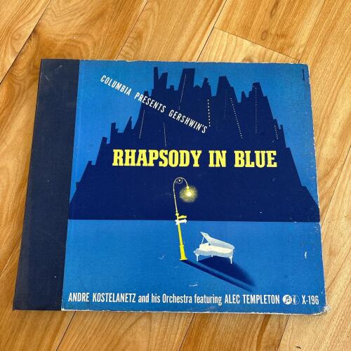 Columbia Masterworks X-196 Gershwin "Rhapsody in Blue" Andre Kostelanetz 78 RPM Album Set