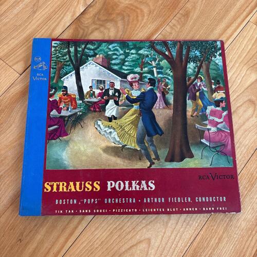 RCA Victor Strauss Polkas Boston Pops Arthur Fiedler 78 RPM - Incomplete Album Set