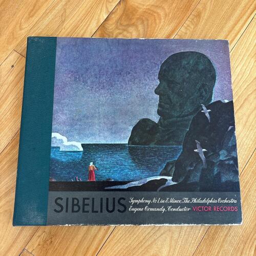 Victor Records Sibelius Symphony No. 1 Eugene Ormandy Philadelphia Orchestra 78 RPM Album Set