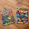 Pair of 1976 Oversized Collector's Comics - Marvel Treasury Editions #10 Thor and #11 Fantastic Four