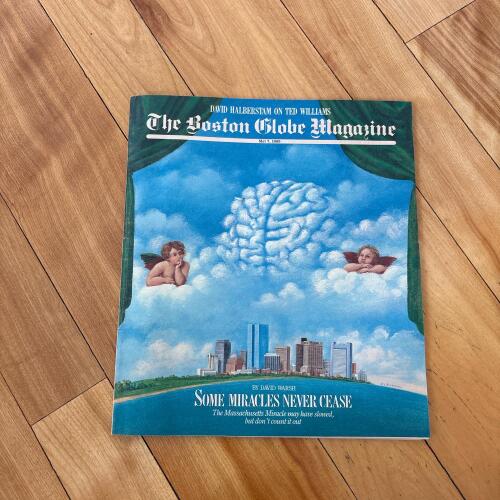 Boston Globe Magazine May 7, 1989 &ndash; "Some Miracles Never Cease" with Ted Williams Feature