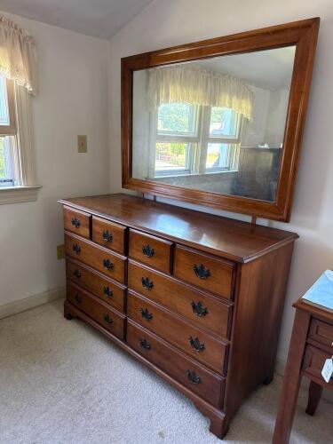 Dresser with Large Mirror