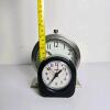 Westclox Big Ben Metal Analog Alarm Clock & Sharp Quartz Alarm Clock, Silver & Black, Battery Powered - 3
