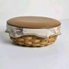 Longaberger American Cancer Society Basket 2003, Lid, Floral Liner, Glass Insert, 6" Diameter