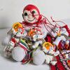 Quebec Winter Carnival Bonhomme Mascot Figurine & Sash Lot, 400th Anniversary 2008 Special, Pins - 2
