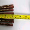 Set of 5 Red Lacquer Japanese-Style Chopsticks with Inlay, 9 Inch Length - 3