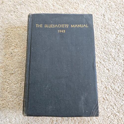 Bluejackets' Manual 1943 11th Edition US Navy Hardcover, United States Naval Institute Annapolis