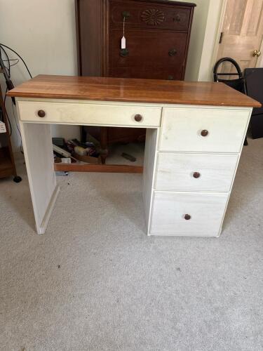 Two-Tone Wood Office Desk