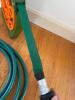 Portable Manual Garden Hose Reel with Flat & Vinyl Hose - 4