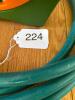 Portable Manual Garden Hose Reel with Flat & Vinyl Hose - 6