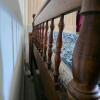 Solid Wood Spindle Full Size Bed Frame with Headboard, Footboard, Slats & Innerspring Mattress - 5