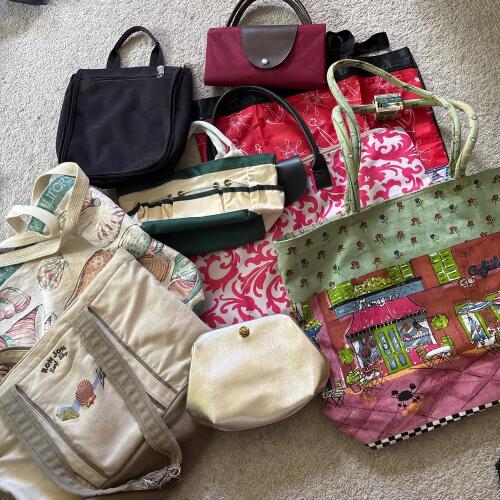Mixed Lot of Tote Bags & Handbags