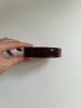 Round Red Glass Paperweight - 2