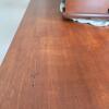Metal and Wood Media Console Stand, 22"W x 18.5"D x 44.5"H, 3 Shelves, Drawer, Cable Management - 6