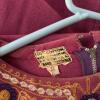Traditional Women's Embroidered Cotton Tunic from Pakistan, Size Small - 2