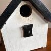 Church Steeple Wooden Birdhouse with Mounting Hardware - 5